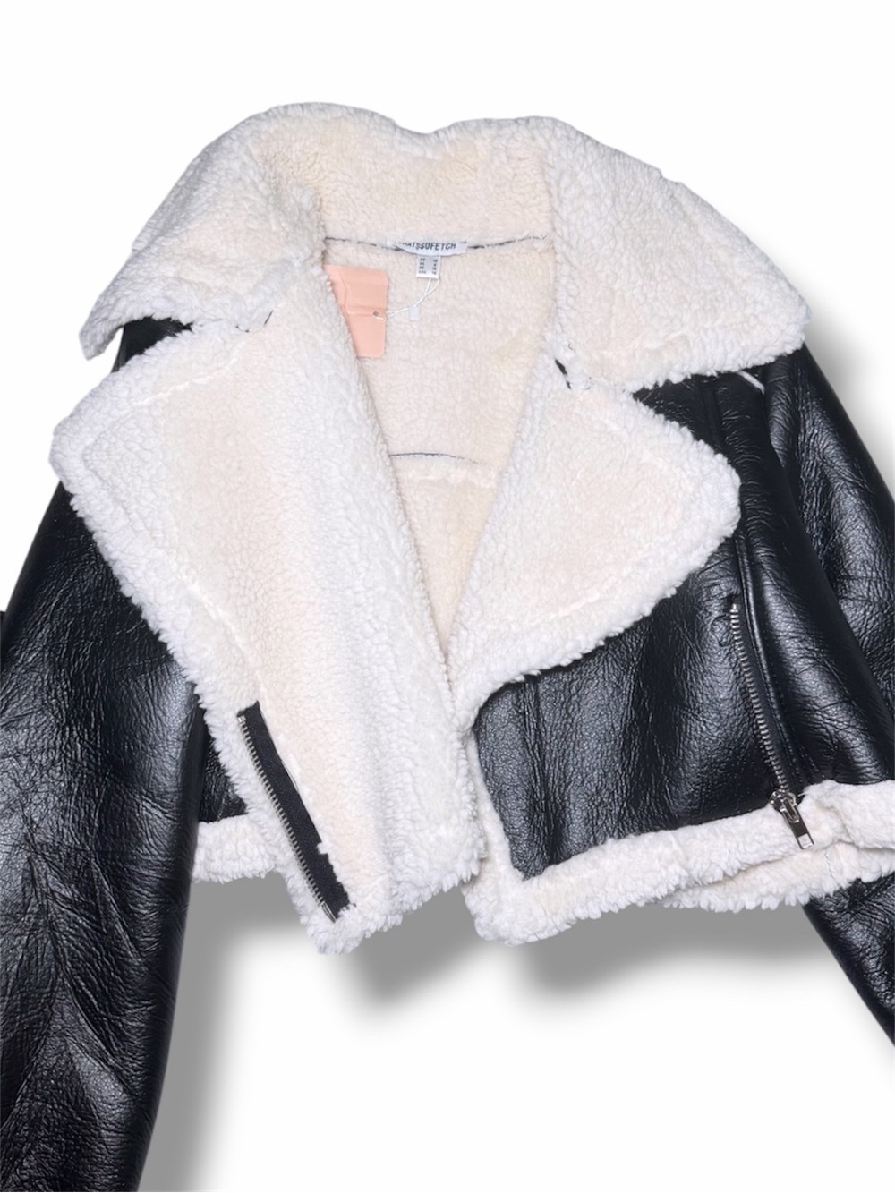 Thats So Fetch Cody Faux Leather Jacket- 6 - Picture 6 of 11